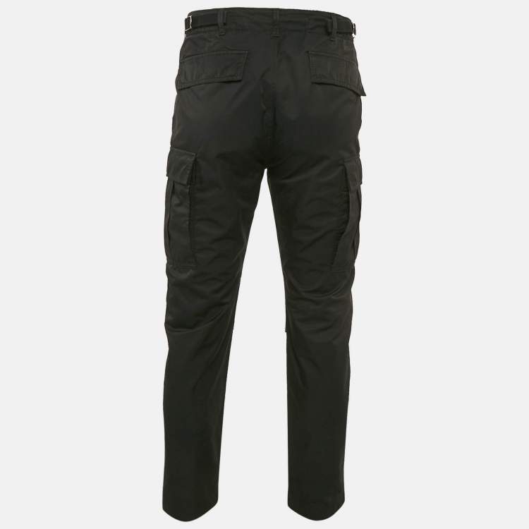 Pre Owned Tom Ford Black Cotton Blend Cargo Pants L