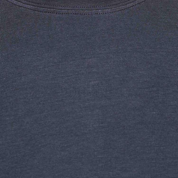 Pre Owned Tom Ford Dark Blue Jersey Crewneck T-Shirt S