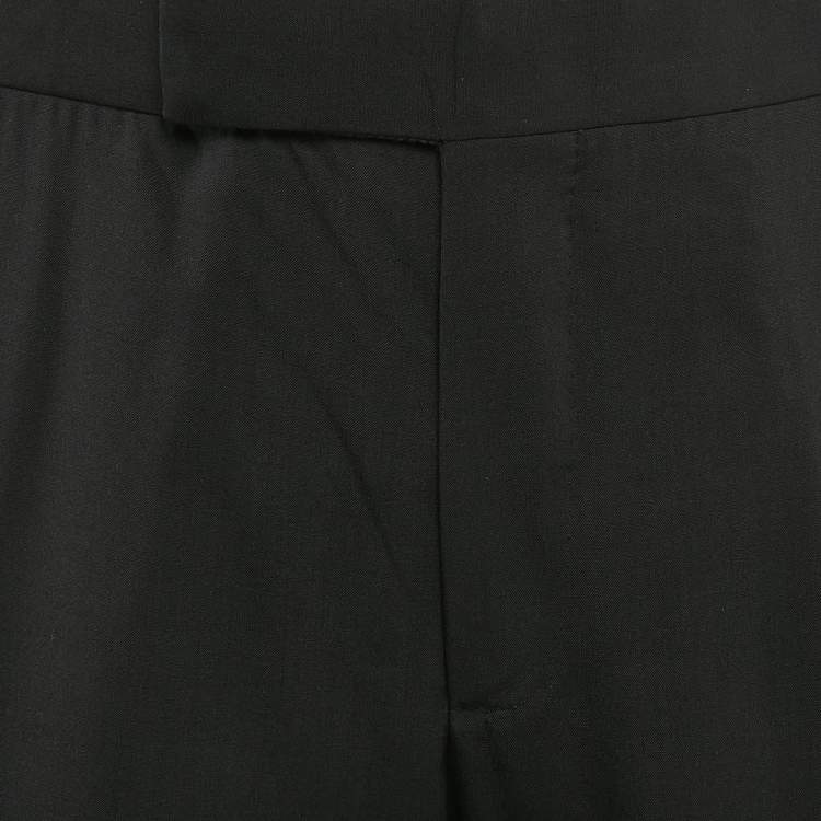 Pre Owned Tom Ford Black Wool Pants L