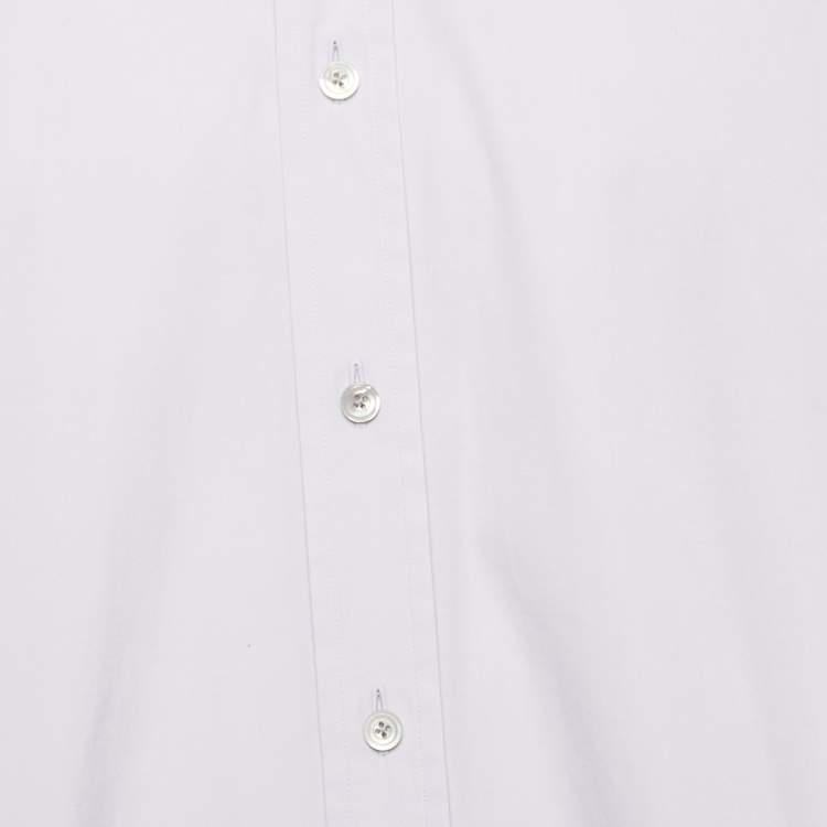 Pre Owned Tom Ford Purple Cotton Button Front Shirt XL