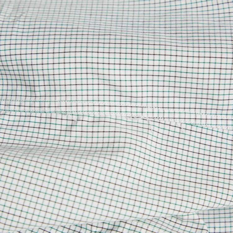 Pre Owned Tom Ford Green Checks Cotton Button Front Shirt XXXL