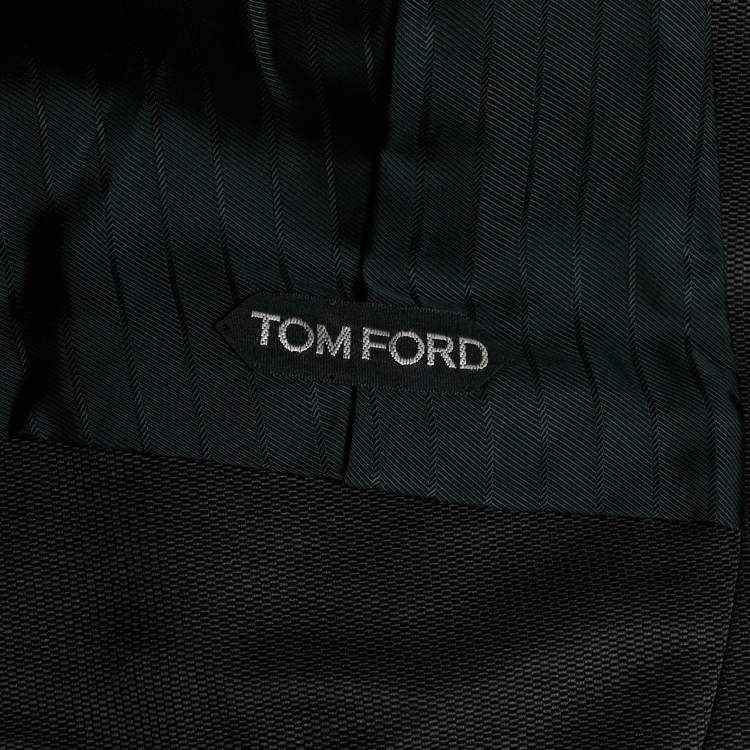 Pre Owned Tom Ford Black Cotton Blend Vest M