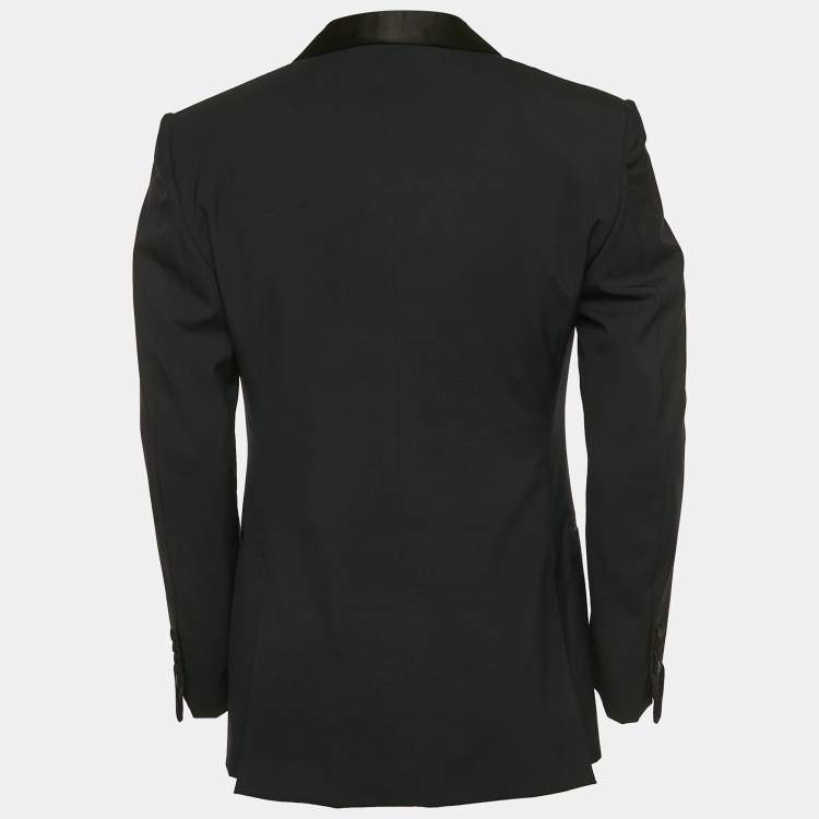 Pre Owned Tom Ford Navy Blue Wool Regular Fit Blazer M