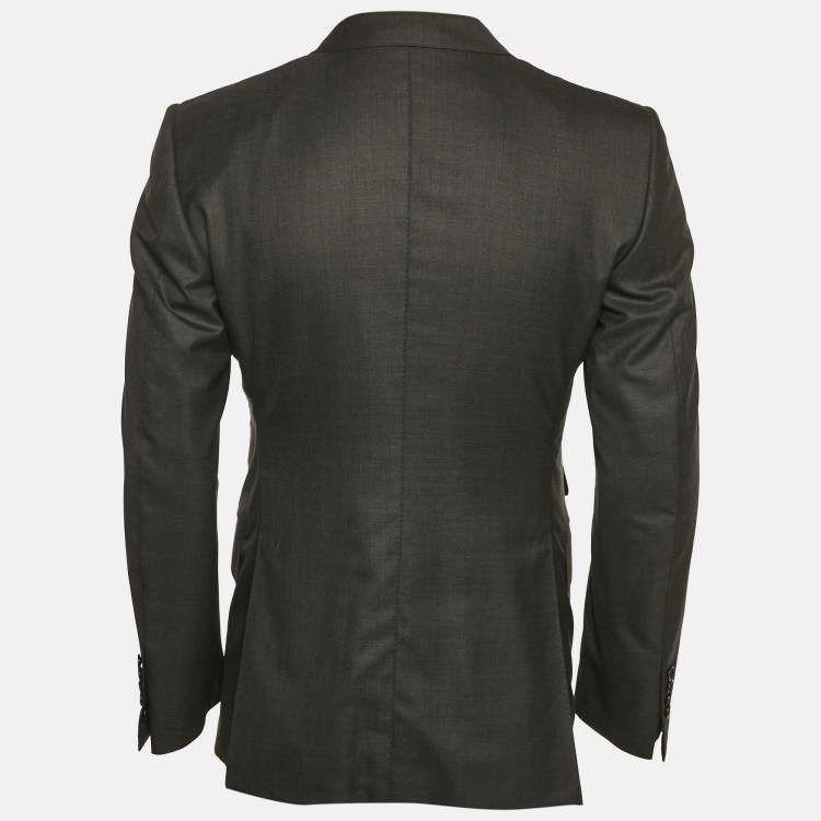 Pre Owned Tom Ford Grey Wool O'Conner Blazer S