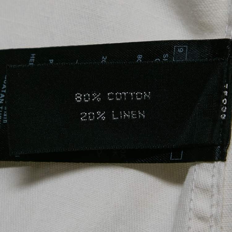 Pre Owned Tom Ford White Cotton Full Sleeve Shirt XL