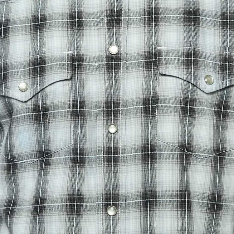 مملوكة مسبقًا Tom Ford Grey Checked Cotton Full Sleeve Shirt XL