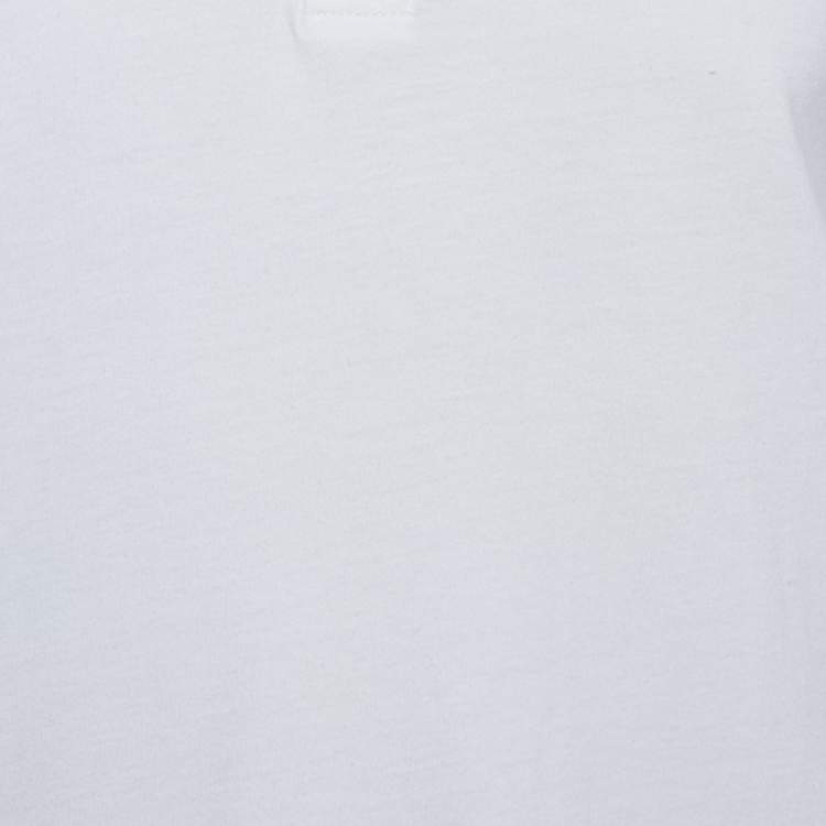 Pre Owned Tom Ford White Jersey Henley Neck Long Sleeve T-Shirt XXL