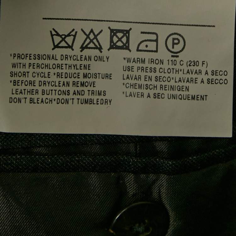 Pre Owned Tom Ford Grey Wool Tailored Pants Suit XXL