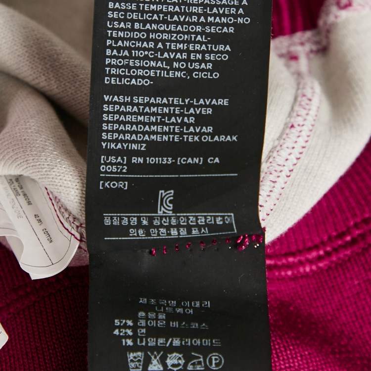 Pre Owned Tom Ford Pink Jersey Long Sleeve Pullover M