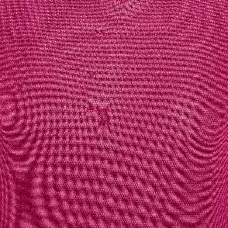 Pre Owned Tom Ford Pink Jersey Long Sleeve Pullover M