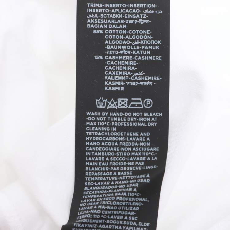 Pre Owned Tom Ford White Cotton Crew Neck T-Shirt XL