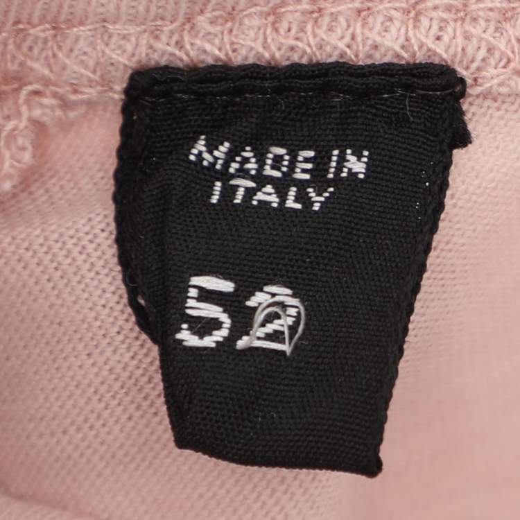 Pre Owned Tom Ford Pink Cotton Knit Long Sleeve Henley T-Shirt XL