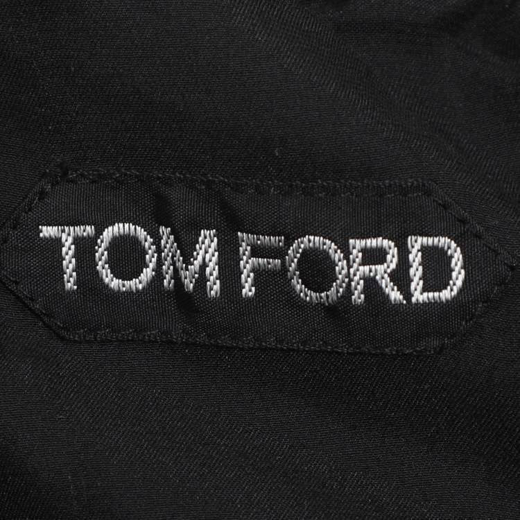 Pre Owned Tom Ford Moss Green Velvet Joggers L