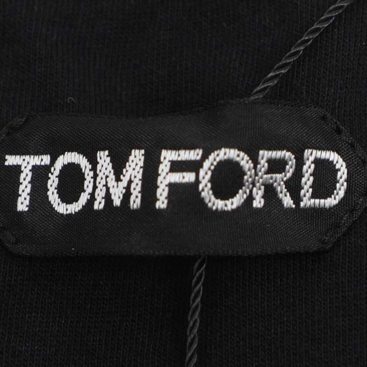 Pre Owned Tom Ford Black Jersey Crewneck T-Shirt XL