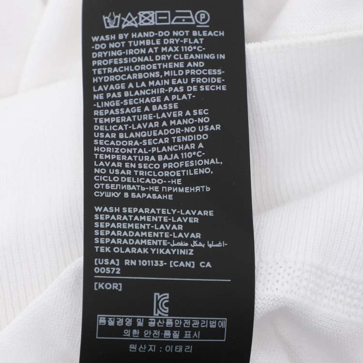 Pre Owned Tom Ford White Cotton Knit Sweatshirt M