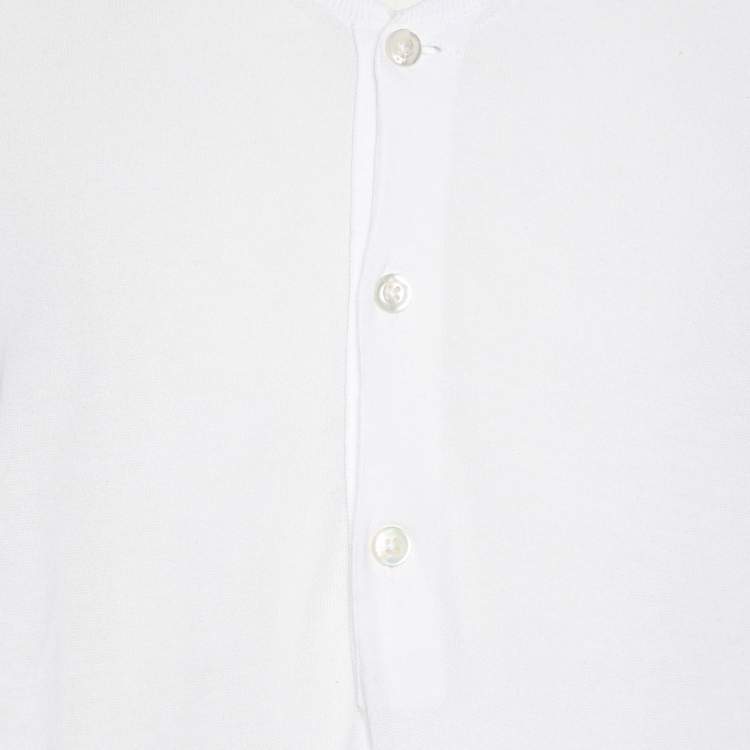 Pre Owned Tom Ford White Cotton Knit Sweatshirt M