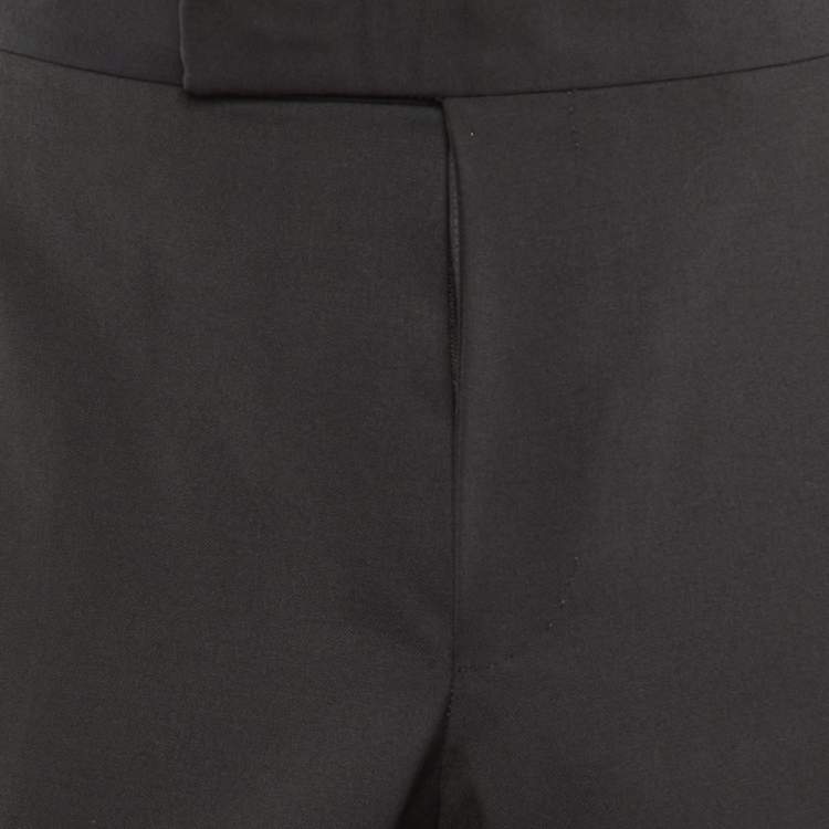 Pre Owned Tom Ford Black Wool Tailored Pants M
