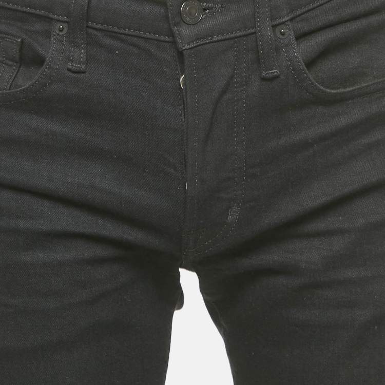 Pre Owned Tom Ford Black Denim Slim Fit Jeans S Waist 31"