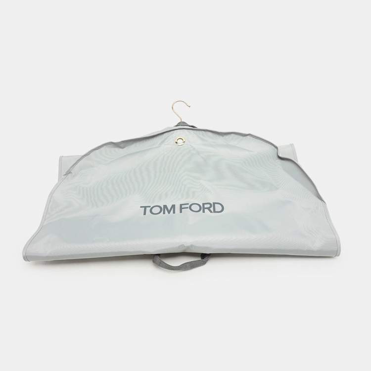 Pre Owned Tom Ford Black Wool Tailored Pants Suit XS