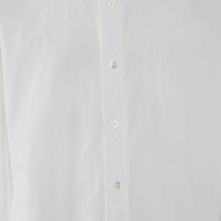Pre Owned Tom Ford White Button Front Long Sleeve Shirt XXXL