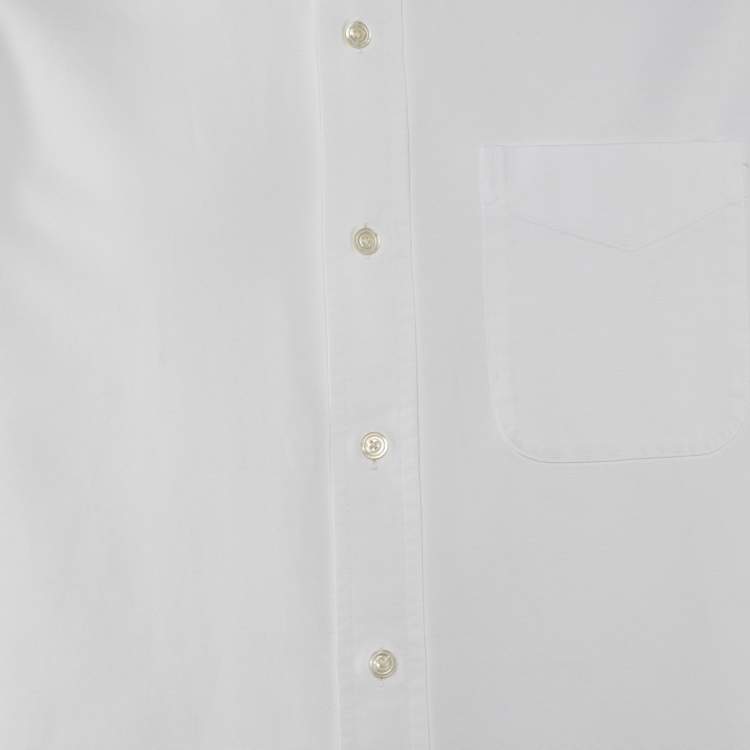 Pre Owned Tom Ford White Cotton Button Down Shirt XXL