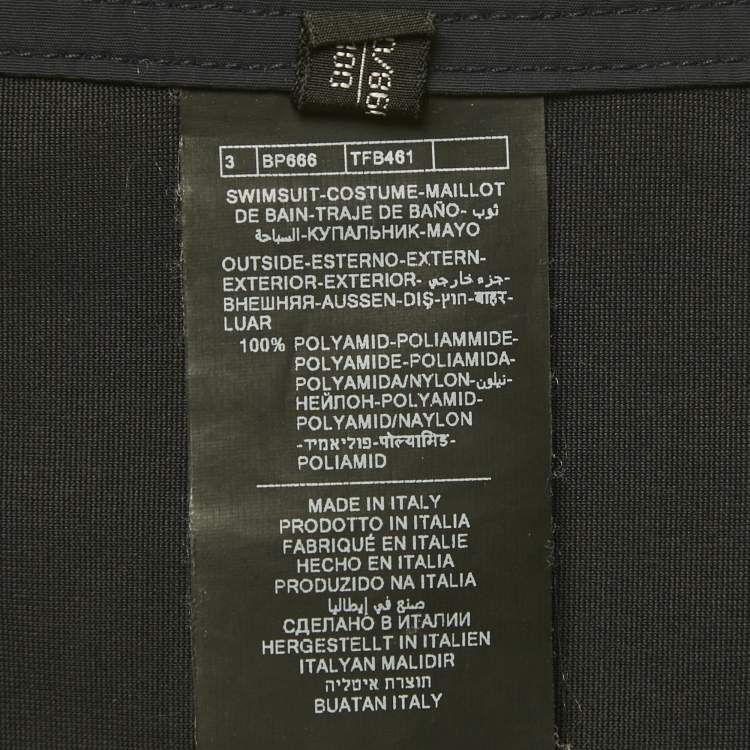 Pre Owned Tom Ford Navy Blue Nylon Shorts L