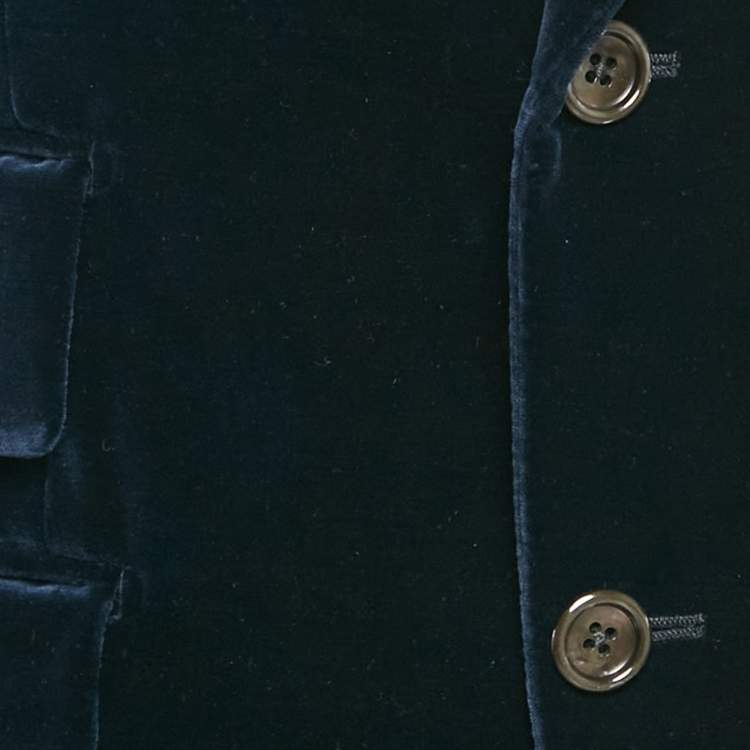 Pre Owned Tom Ford Blue Velvet Fit A Blazer S