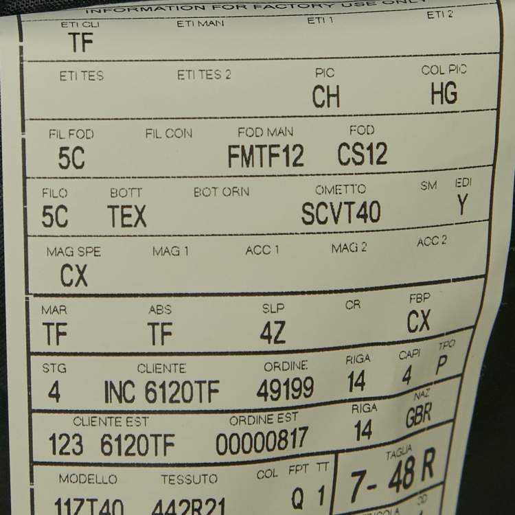 مملوكة مسبقًا Tom Ford Blue Patterned Velvet Fit Z Blazer M