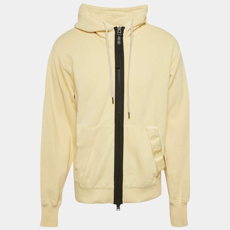 Pre Owned Tom Ford Yellow Cotton Hooded Jacket L