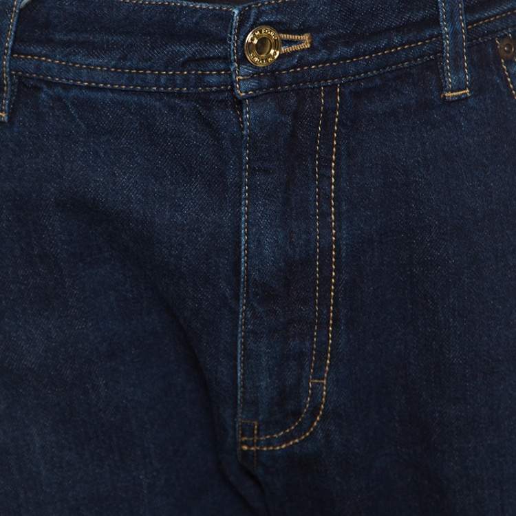 Pre Owned Tom Ford Indigo Dark Wash Denim Straight Fit Jeans XXL