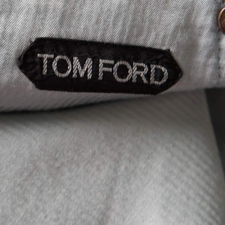 Pre Owned Tom Ford Indigo Dark Wash Denim Straight Fit Jeans XXL