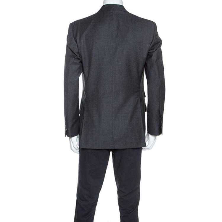 Pre Owned Tom Ford Grey Wool Blazer L