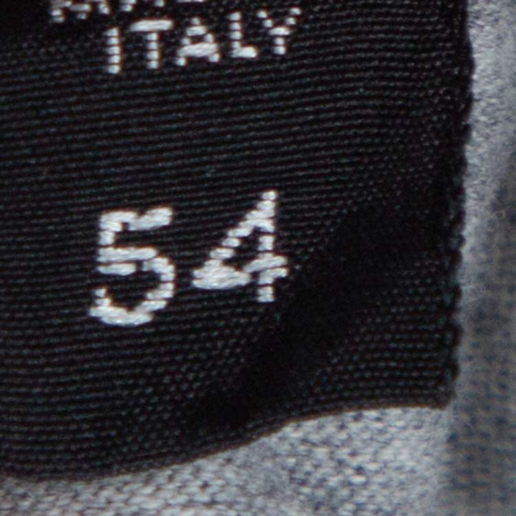 Pre Owned Tom Ford Grey Marl Jersey Cotton V Neck T-Shirt L