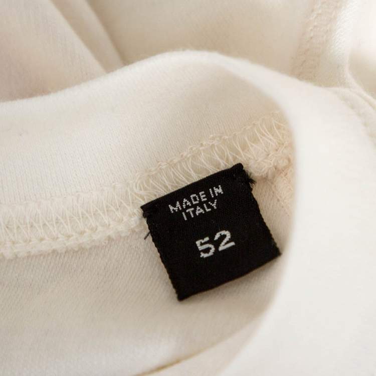 Pre Owned Tom Ford Cream Cashmere Sweatshirt XL