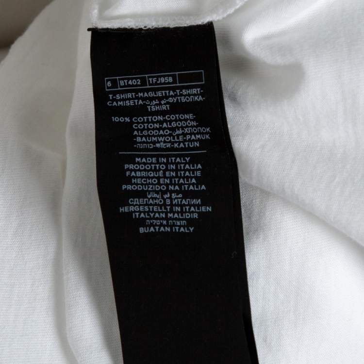 Pre Owned Tom Ford White Cotton Long Sleeve Crew Neck T-Shirt XL