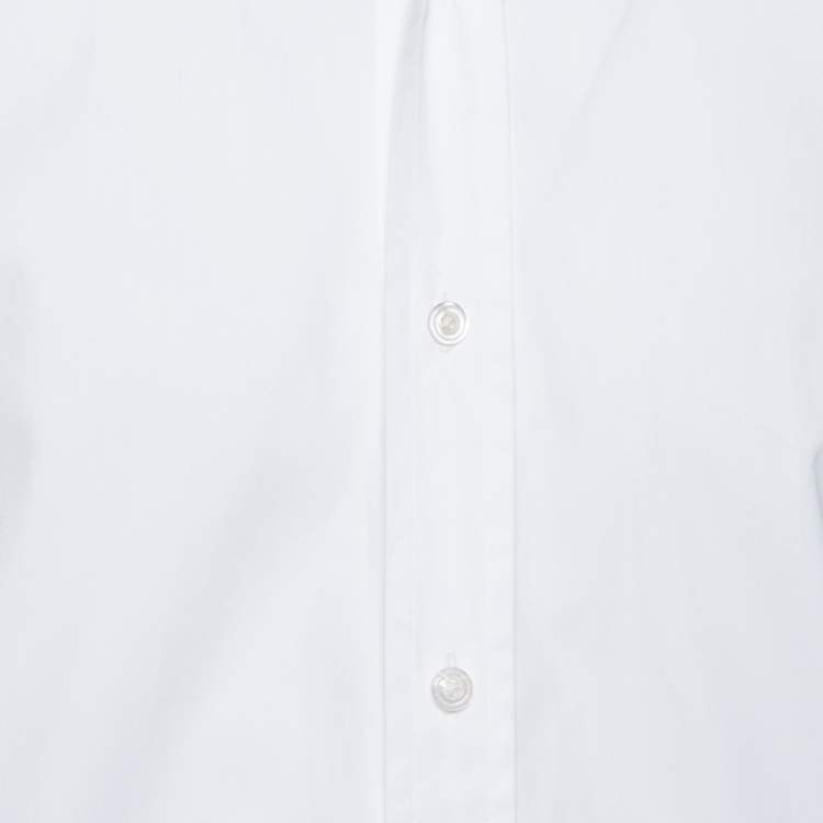 Pre Owned Tom Ford White Cotton Button Front Long Sleeve Shirt 3XL
