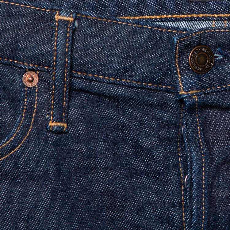 Pre Owned Tom Ford Navy Blue Denim Slim Fit Jeans M