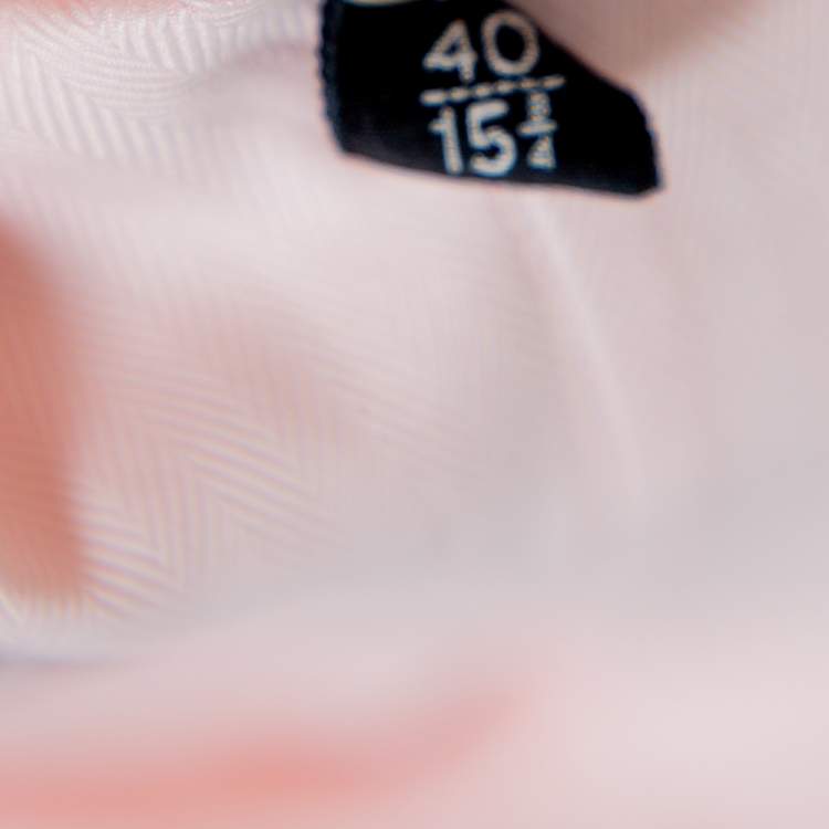 Pre Owned Tom Ford Pink Patterned Cotton Button Front Shirt M