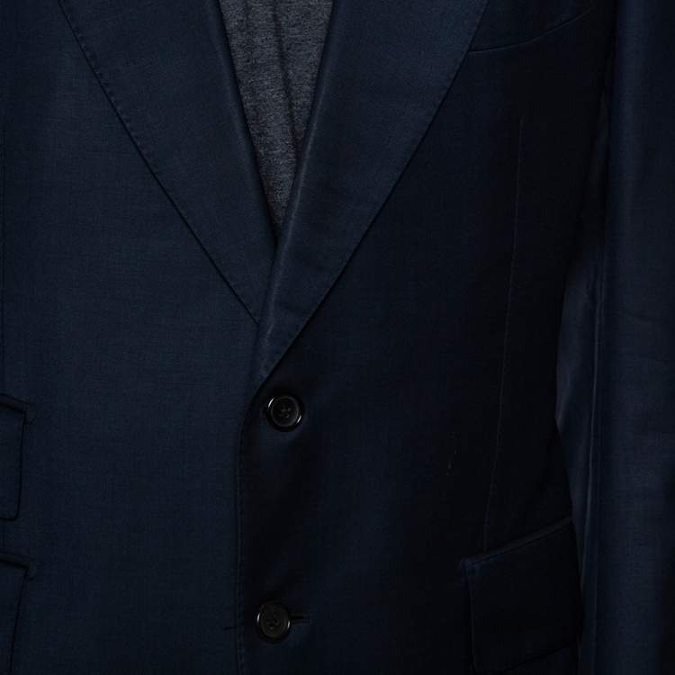 Pre Owned Tom Ford Midnight Blue Wool Suit 3XL