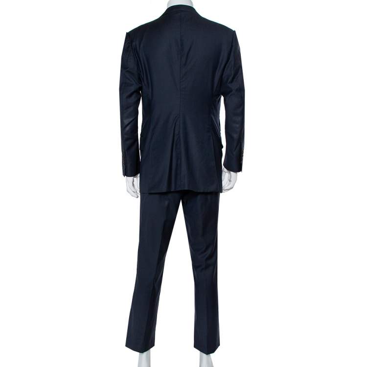 Pre Owned Tom Ford Midnight Blue Wool Suit 3XL