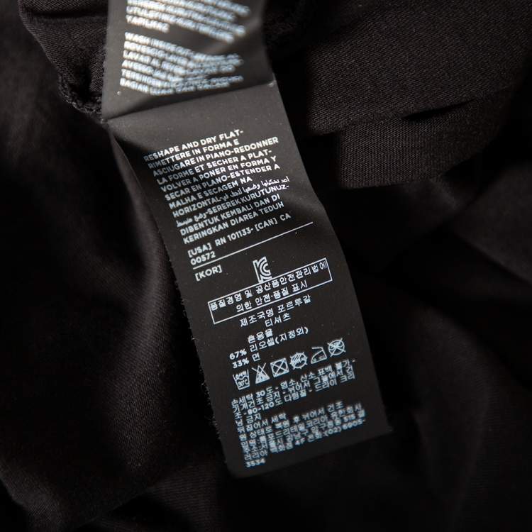 Pre Owned Tom Ford Black Jersey V-Neck T-Shirt XXXL