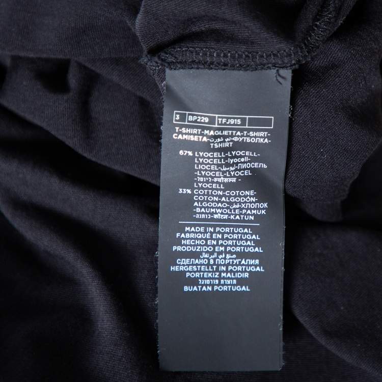 Pre Owned Tom Ford Black Jersey V-Neck T-Shirt XXXL