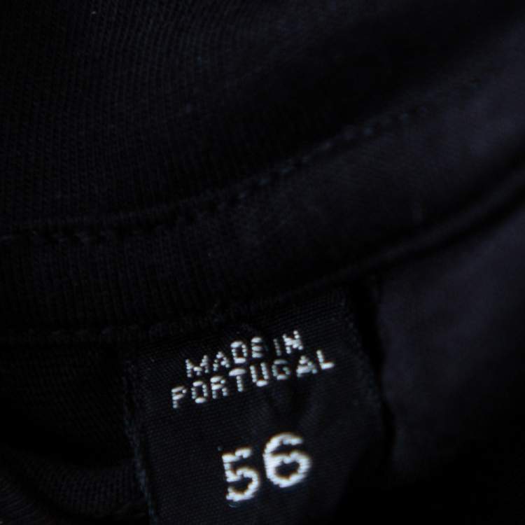 Pre Owned Tom Ford Black Jersey V-Neck T-Shirt XXXL