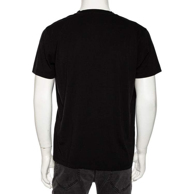 Pre Owned Tom Ford Black Jersey V-Neck T-Shirt XL 