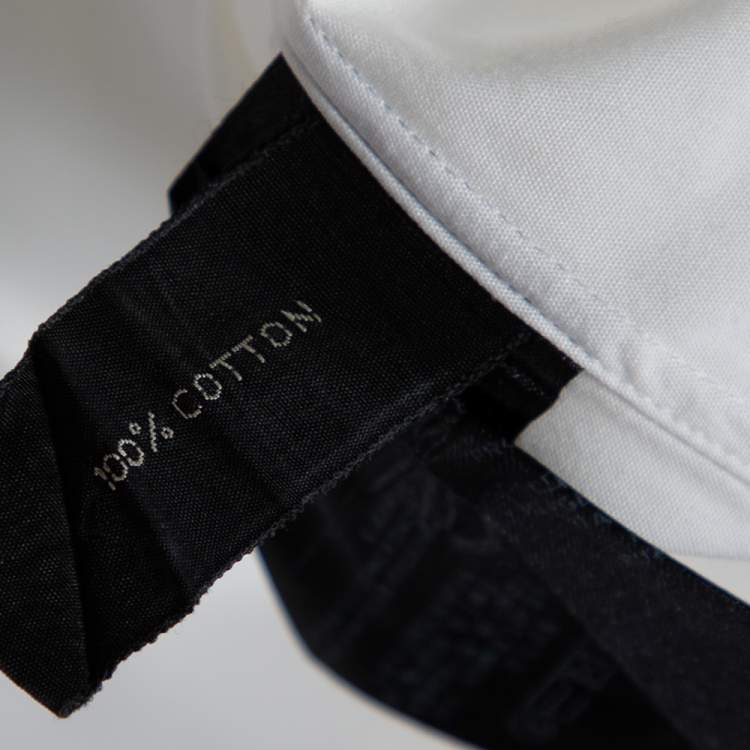 مملوكة مسبقًا Tom Ford White Cotton Barrel Cuff Poplin Shirt XXL 