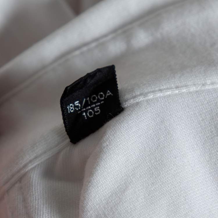 Pre Owned Tom Ford White Cotton Double Pocket Military Shirt XL 