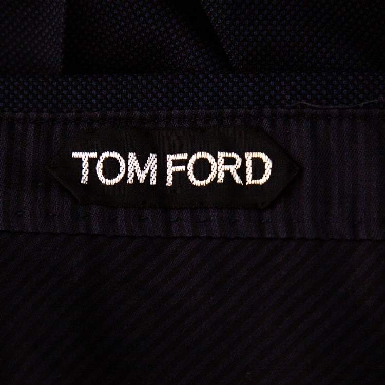 Pre Owned Tom Ford Navy Blue Wool O' Connor Formal Pants XL