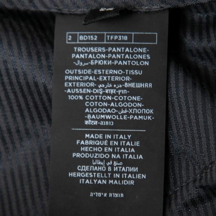 Pre Owned Tom Ford Purple Corduroy Straight Leg Pants XL