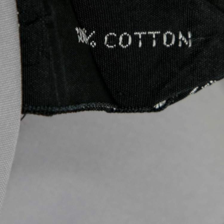 Pre Owned Tom Ford Grey Cotton Long Sleeve Shirt M