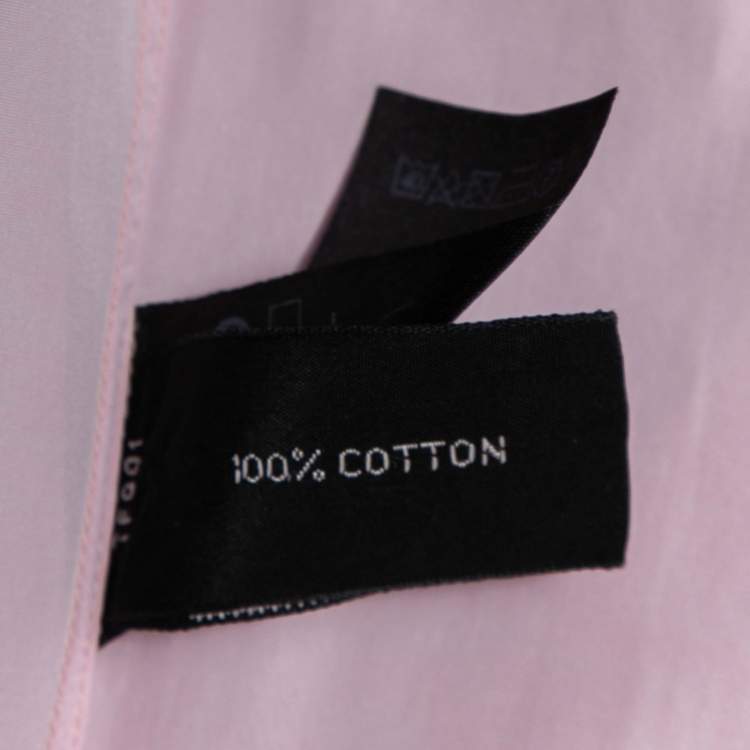 مملوكة مسبقًا Tom ford Pink Cotton Long Sleeve Button Front Shirt L